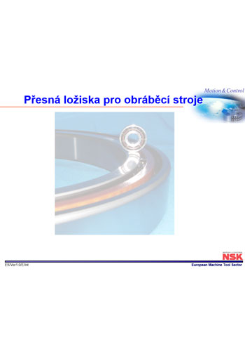 Přesná ložiska NSK