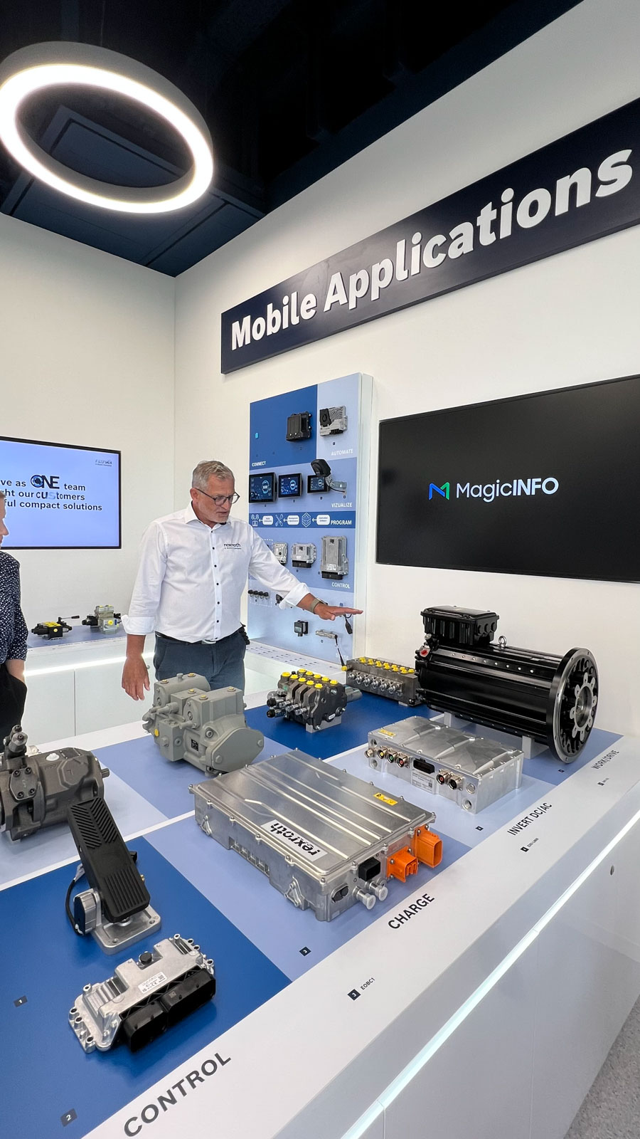 Setkání partnerů Bosch Rexroth Mobile Application showroom